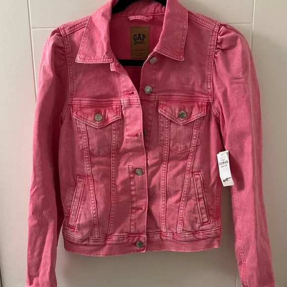 GAP Pink Denim Jacket - Picture 4 of 7